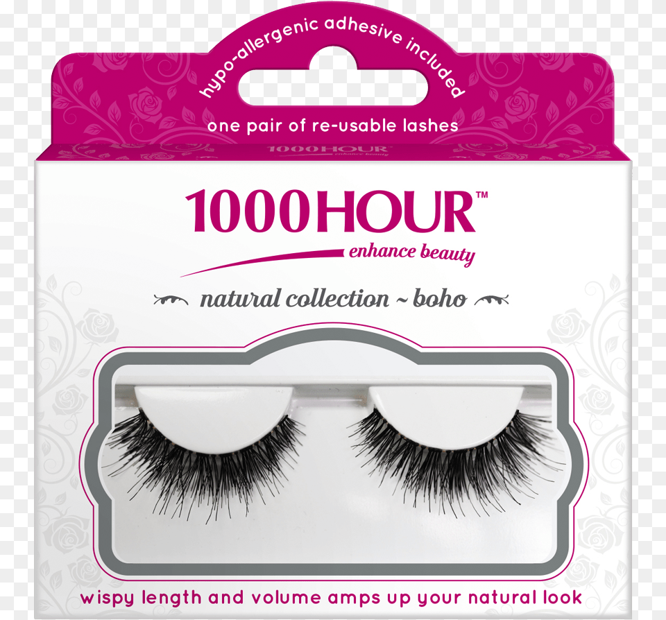 Natural Collection Lashes 1000 Hour Lashes, Face, Head, Person, Cosmetics Free Png Download
