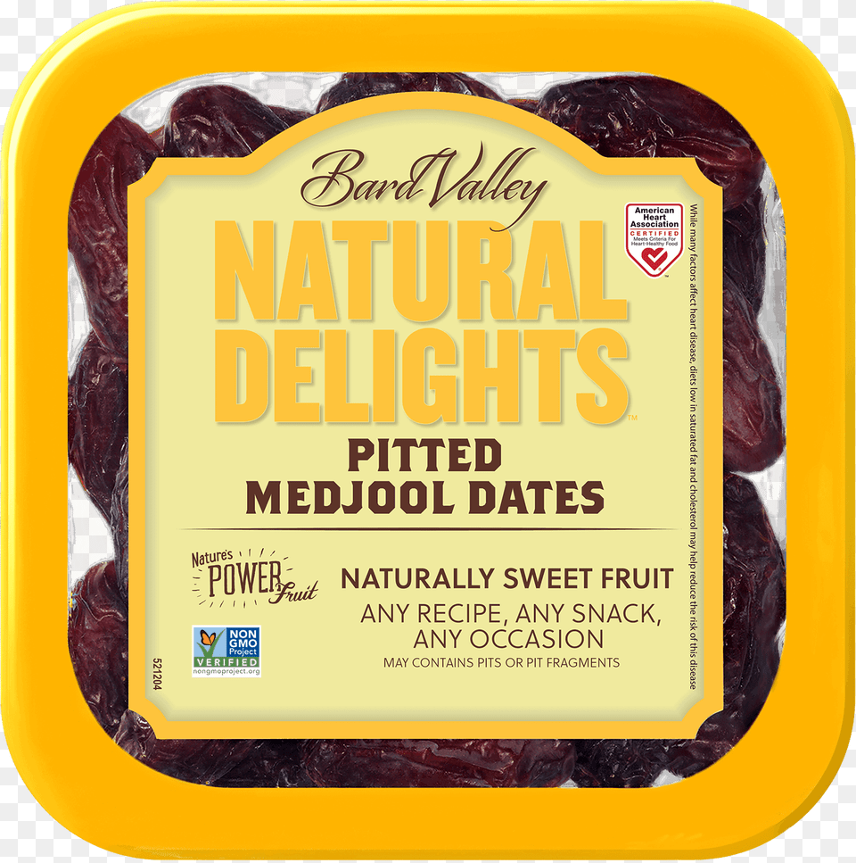 Natural Delights Pitted Medjool Dates Natural Delights Pitted Dates, Food, Fruit, Plant, Produce Png Image