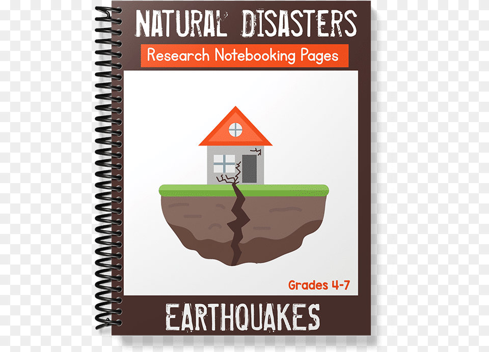 Natural Disaster Sketch Of Earthquake, Advertisement, Poster, Book, Publication Png Image