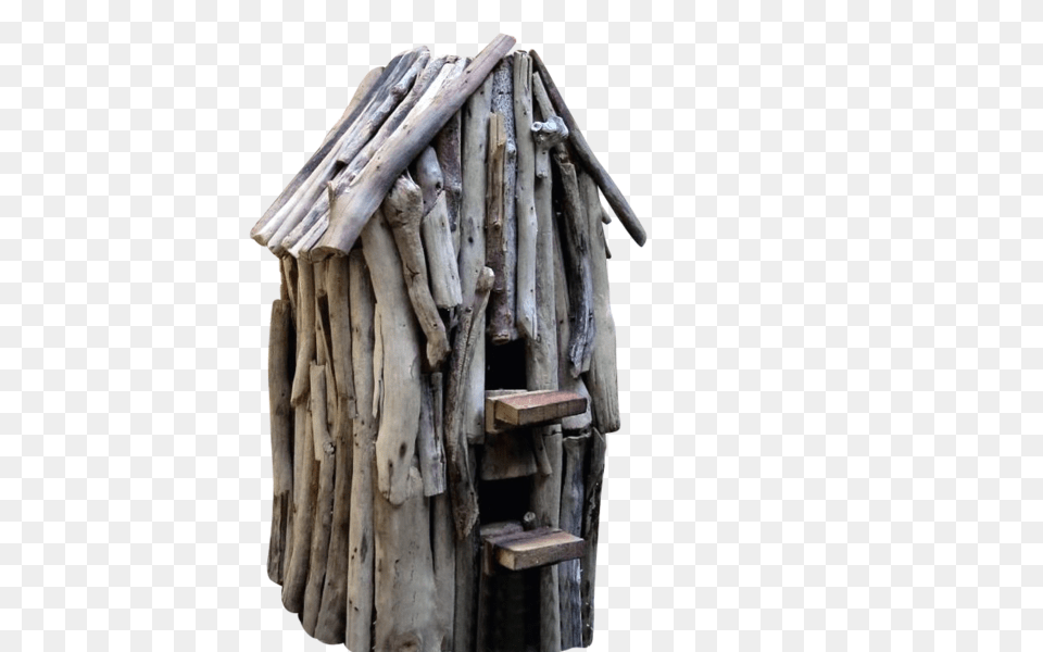 Natural Driftwood Birdhouse Handcrafted Indonesia The Birdhouse, Architecture, Shack, Rural, Outdoors Free Png