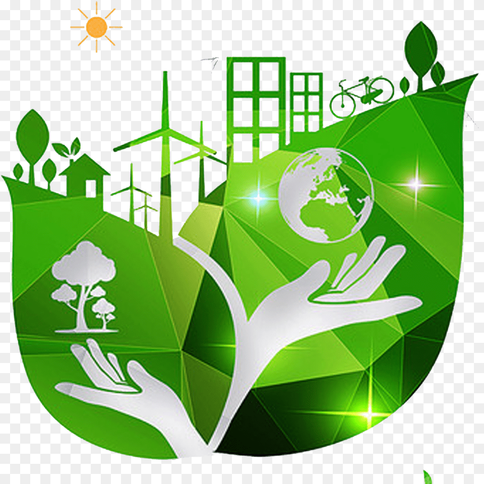 Natural Environment Clipart Healthy Environment Salud Y Medio Ambiente, Art, Graphics, Green Free Png Download