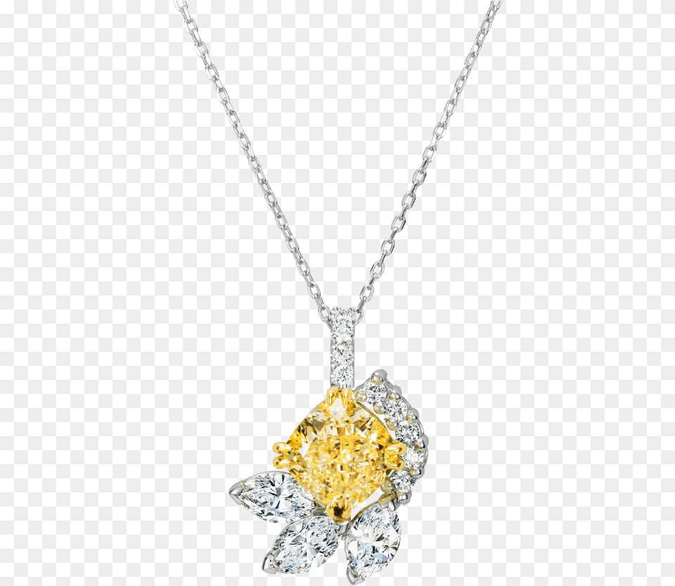 Natural Fancy Intense Yellow Diamond Locket, Accessories, Gemstone, Jewelry, Necklace Png