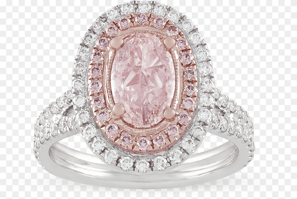 Natural Fancy Light Pink Diamond Ring 130 Carats, Accessories, Gemstone, Jewelry Png Image
