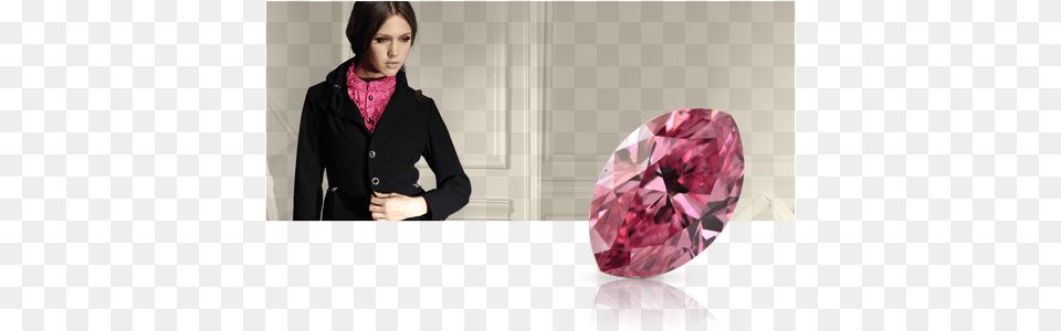 Natural Fancy Pink Diamonds Pink Diamond, Accessories, Clothing, Coat, Gemstone Free Png Download