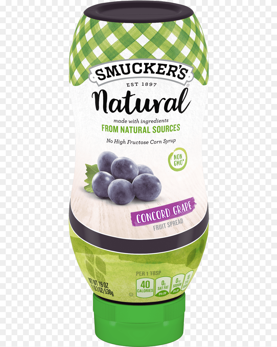 Natural Fruit Spreads Smuckers Grape Fruit Spread, Food, Plant, Produce, Berry Free Transparent Png