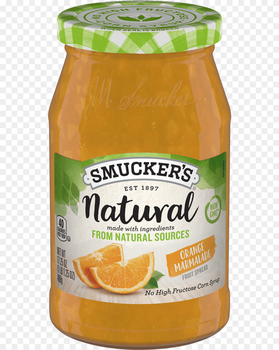Natural Fruit Spreads Smuckers Natural Red Raspberry, Citrus Fruit, Food, Orange, Plant Png