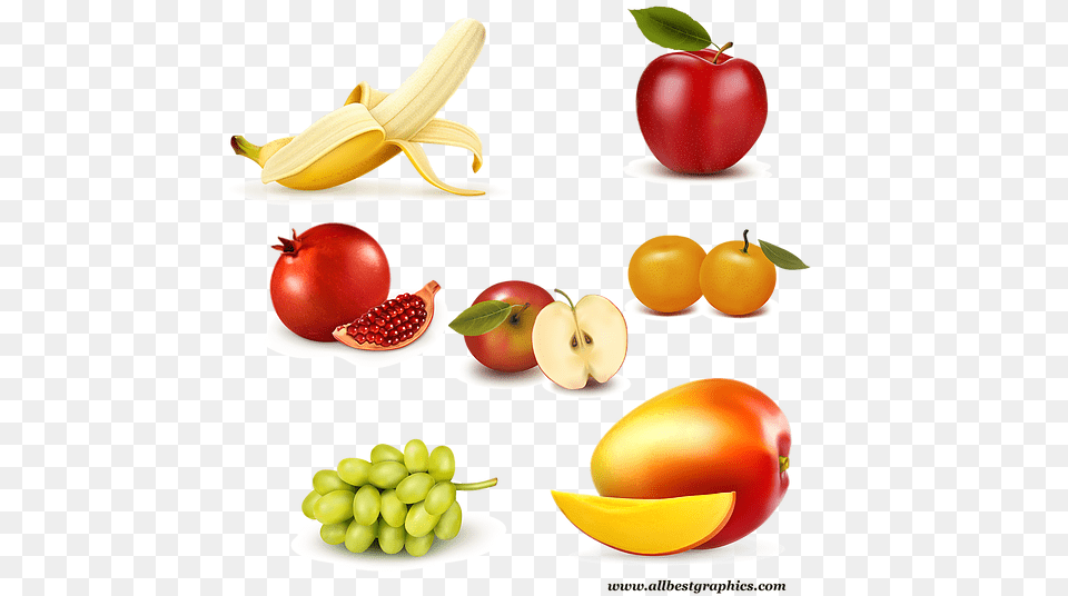 Natural Fruits Clipart Format Fruit, Food, Plant, Produce, Banana Free Png Download