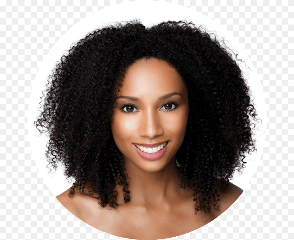 Natural Hair Very Curly Hair Type 4a Curls, Head, Black Hair, Face, Portrait Free Png Download