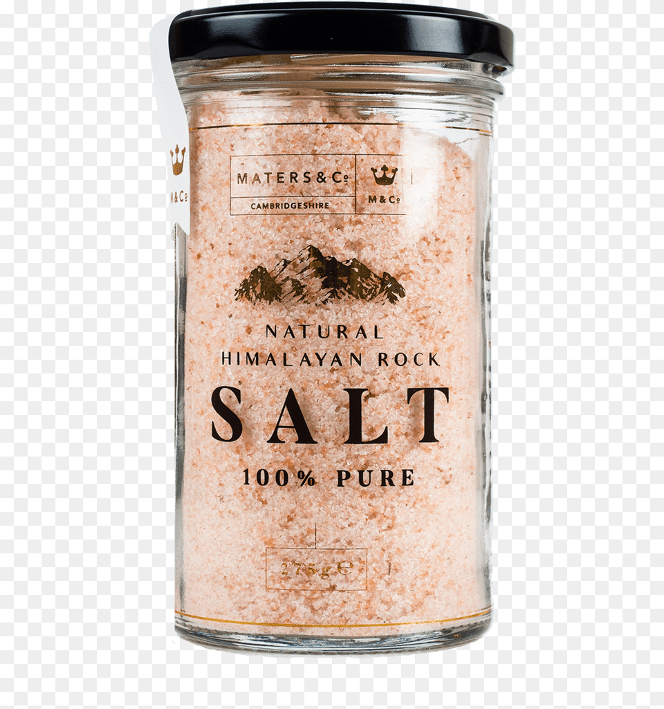 Natural Himalayan Rock Salt Glass Bottle, Jar, Powder, Electronics, Mobile Phone Png Image