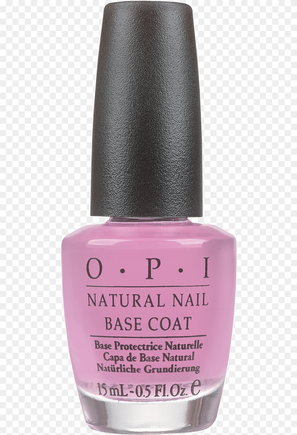 Natural Nail Base Coat Opi Pink Base Coat, Cosmetics, Bottle, Perfume, Nail Polish Png Image