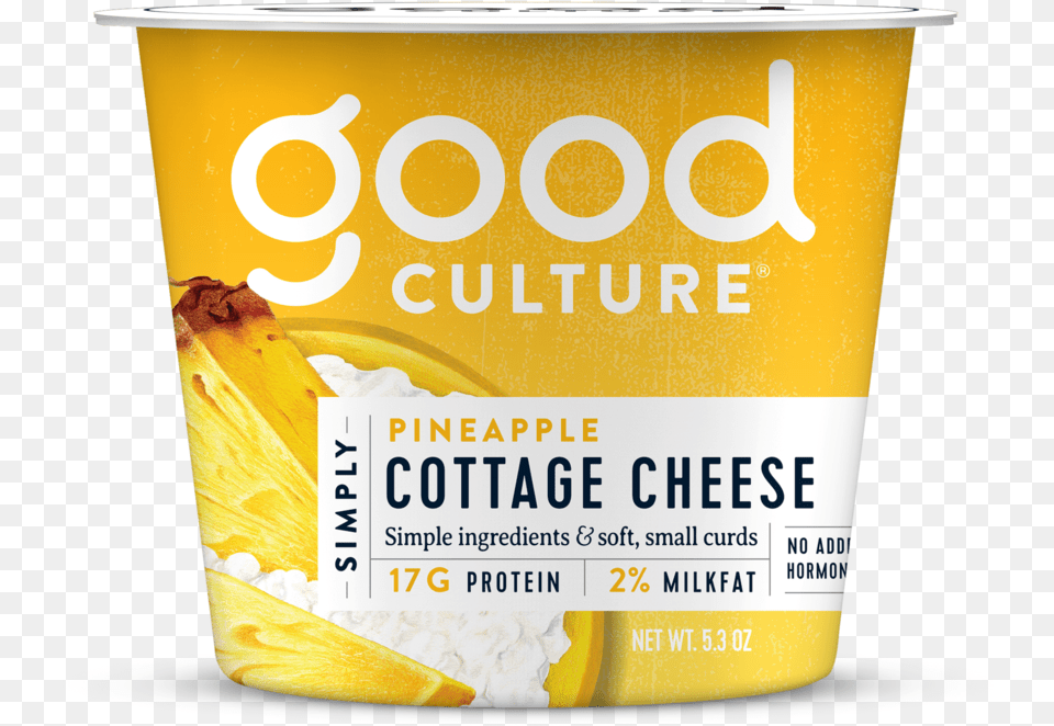 Natural Pineapple U2014 Good Culture Sign, Advertisement, Can, Tin, Dessert Free Png