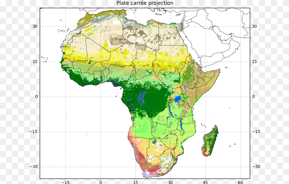 Natural Regions Of Africa, Chart, Map, Plot, Atlas Png Image