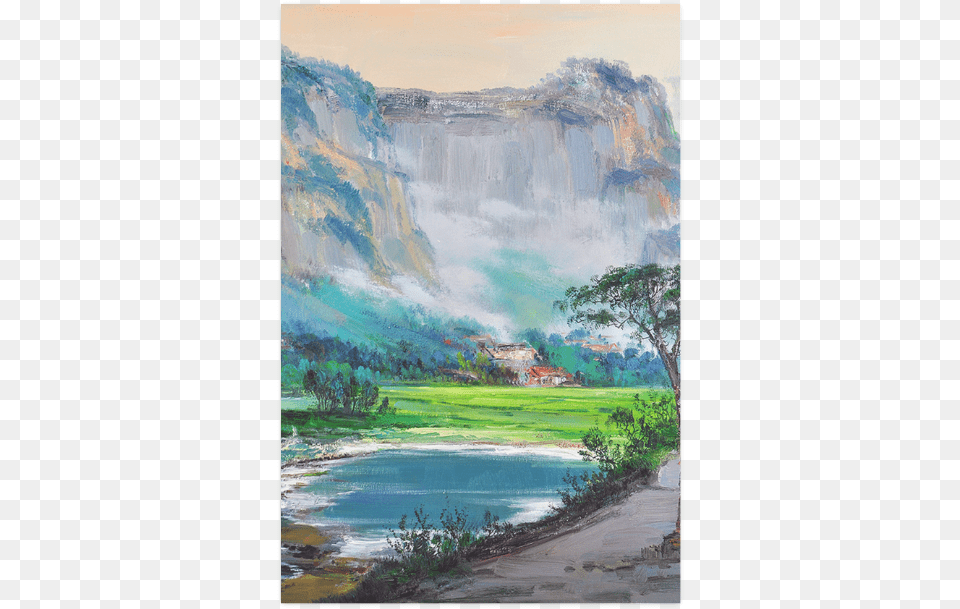 Natural Scenery Watercolor Painting Design Poster 20 Painting, Art, Nature, Outdoors, Water Png