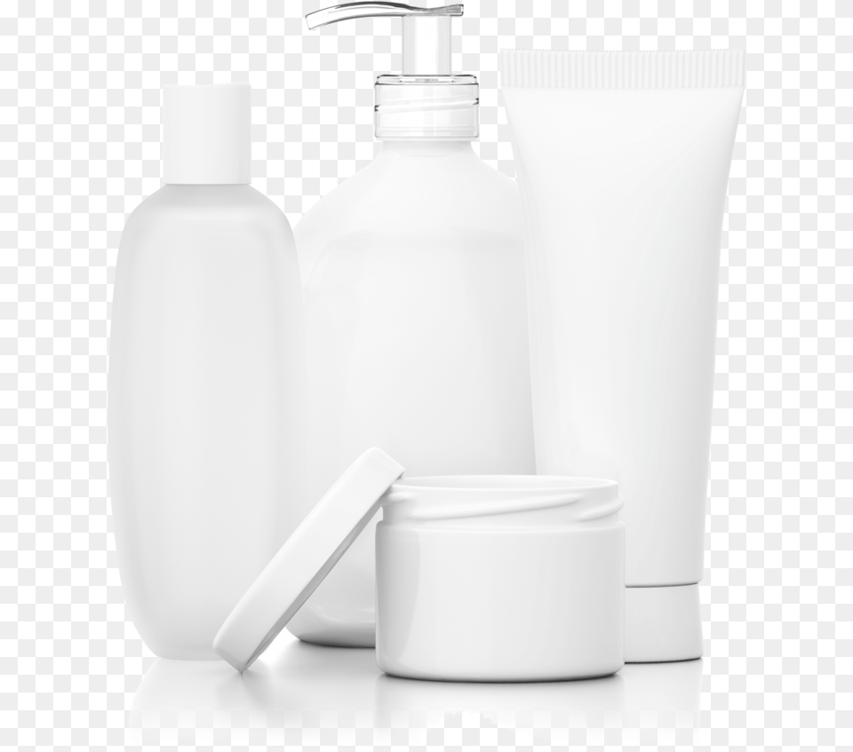 Natural Skincare Contract Manufacturer White Cosmetic Container Transparent, Bottle, Lotion Png