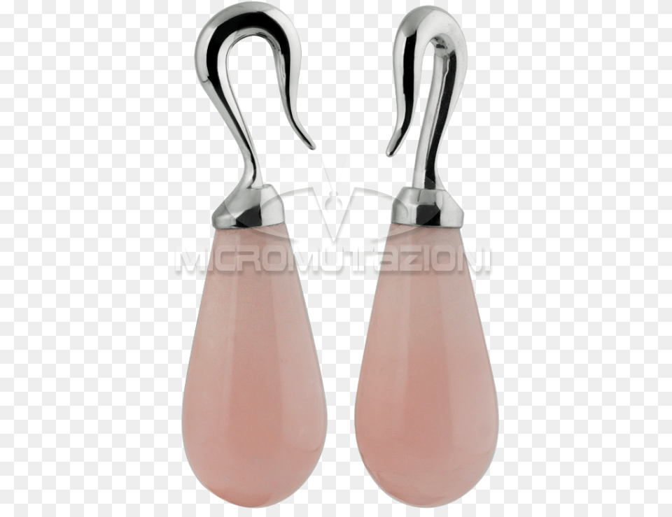 Natural Stone Rose Quartz Tear With Steel Hook Price For Pair Earrings, Accessories, Earring, Jewelry, Electronics Free Transparent Png