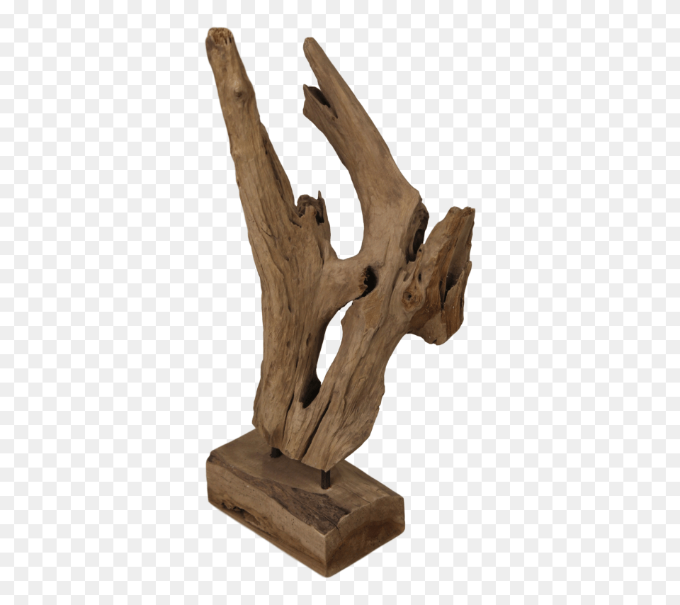 Natural Teak Sculpture Erosi, Wood, Driftwood Free Png