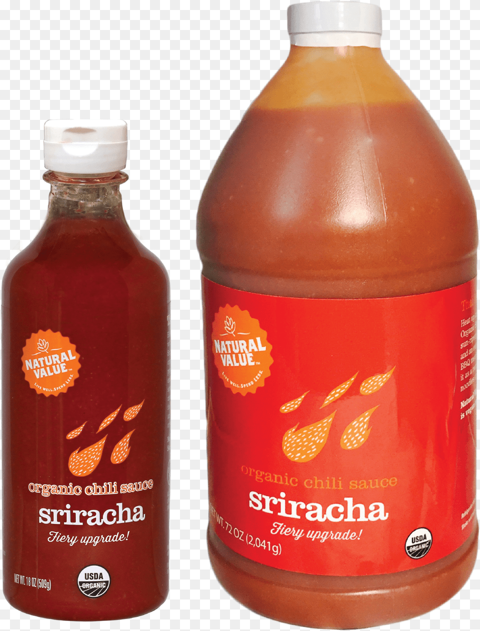 Natural Value Organic Red Sriracha Sauce, Food, Ketchup, Bottle Free Png Download