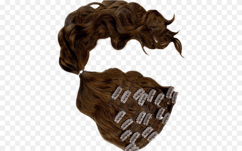 Natural Wave Remy Clip In Hair Extension, Accessories, Adult, Female, Person Free Png