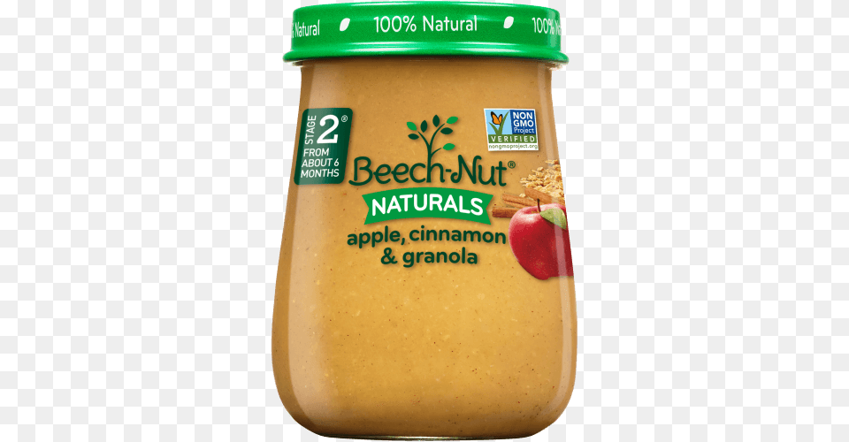 Naturals Apple Cinnamon Amp Granola Jar Beechnut Apple Cinnamon Granola, Food, Peanut Butter, Can, Tin Png Image