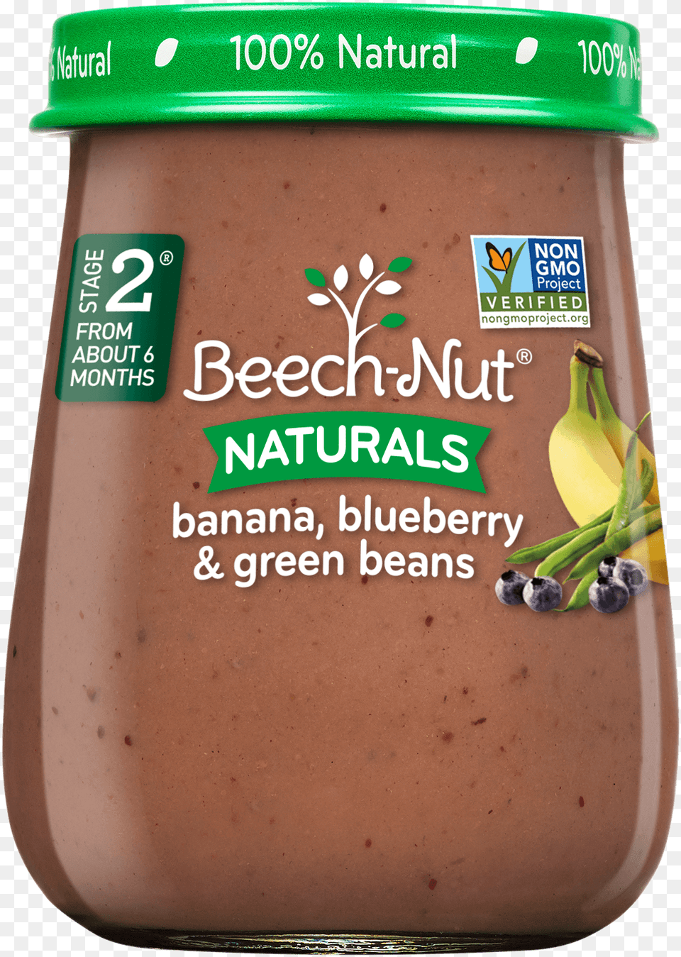 Naturals Banana Blueberry Amp Green Beans Jar Beechnut Green Beans And Corn, Food, Gravy, Fruit, Plant Png