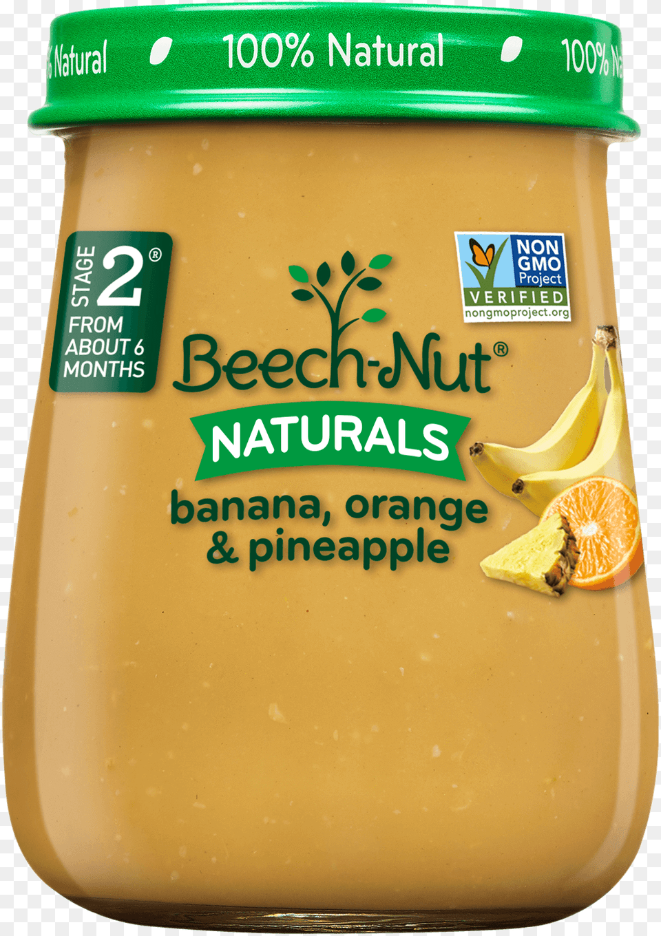 Naturals Banana Orange Amp Pineapple Jar Beechnut Naturals Baby Food, Bread, Citrus Fruit, Fruit, Plant Free Transparent Png