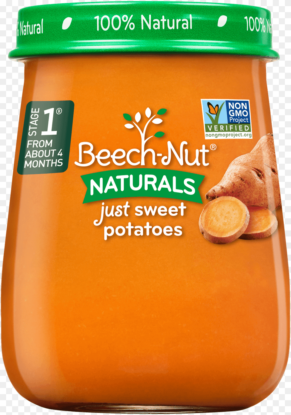 Naturals Just Sweet Potatoes Jar Natural Foods, Food, Can, Tin Free Png