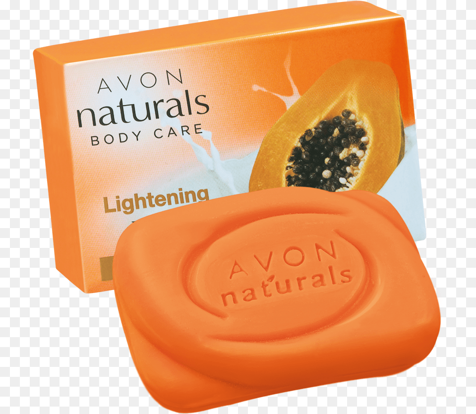 Naturals Lightening Papaya Bar Soap 120g Avon Cosmetics Malaysia Sdn Bhd, Food, Fruit, Plant, Produce Png Image