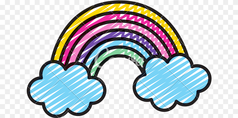 Nature Clipart Over Rainbow Doodle Creepypasta Masky X Cheesecake, Clothing, Hardhat, Helmet, Body Part Free Transparent Png