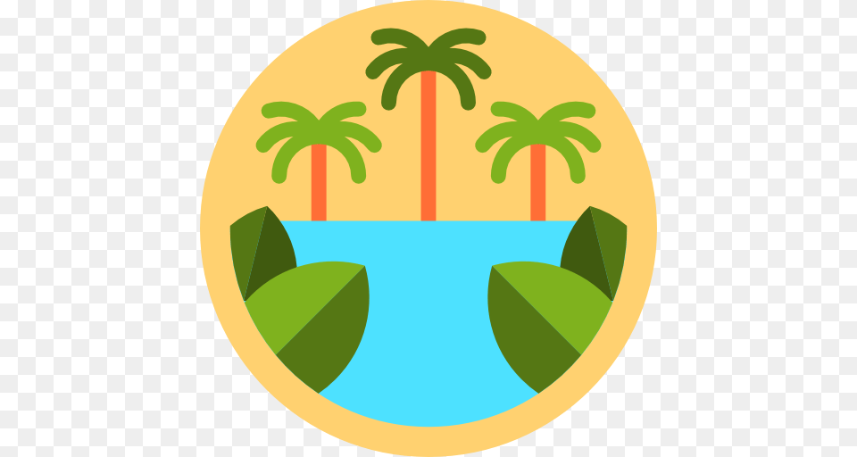 Nature Landscape Jungle Palm Tree Icon, Summer, Leaf, Plant, Outdoors Free Png