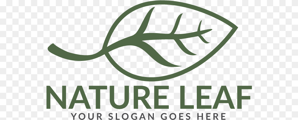 Nature Leaf Logo Design Calligraphy, Plant Png