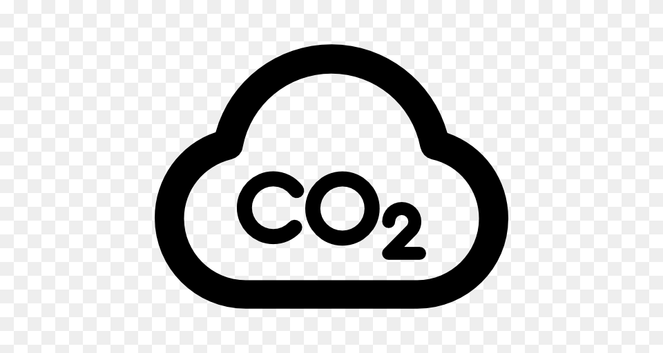 Nature Pollution Cloud Carbon Dioxide Icon, Stencil, Logo, Symbol, Device Free Transparent Png
