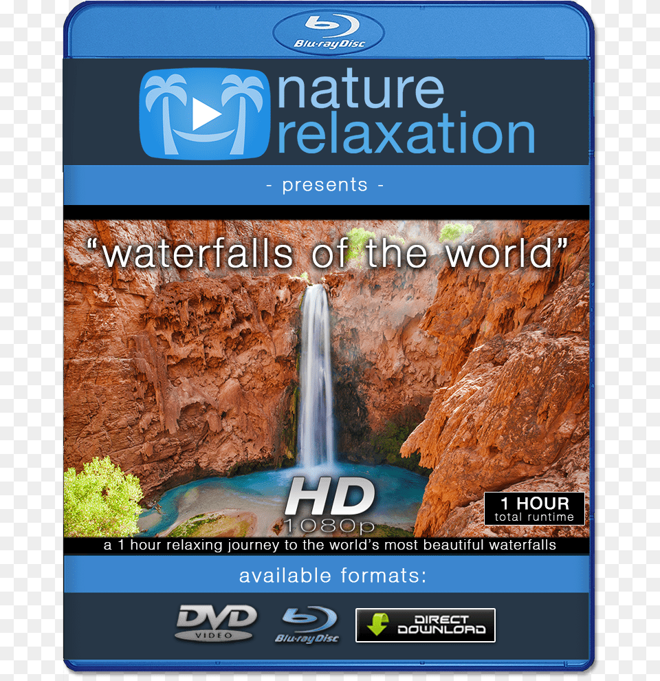 Nature Relaxation Waterfalls Of The World Dvd, Canyon, Mountain, Outdoors, Valley Free Png Download