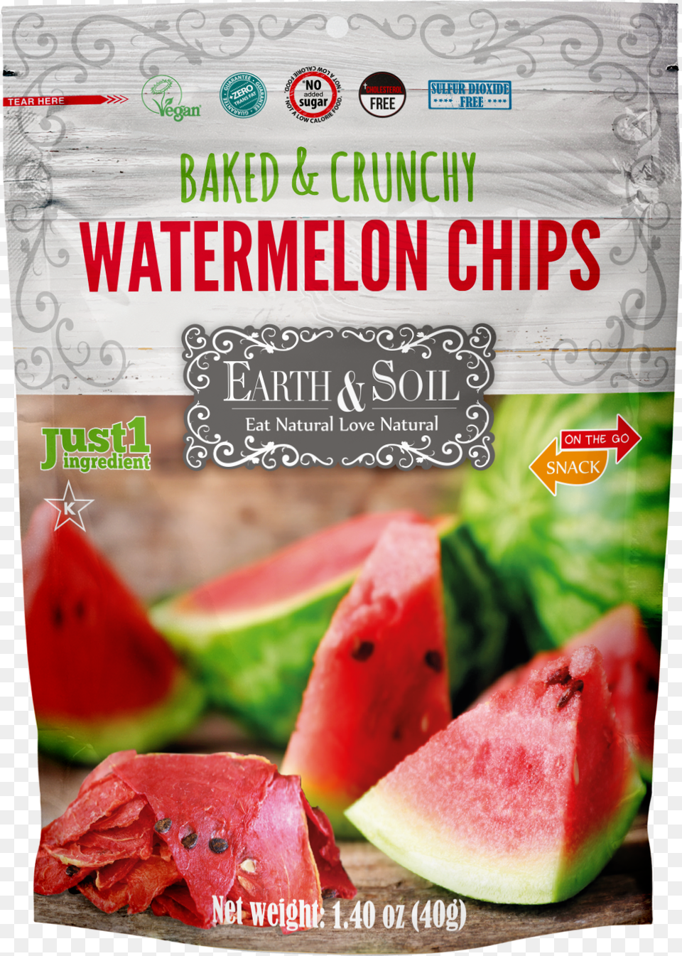 Nature S Wild Watermelon Chips Earth And Soil Watermelon Chips, Food, Fruit, Plant, Produce Free Png