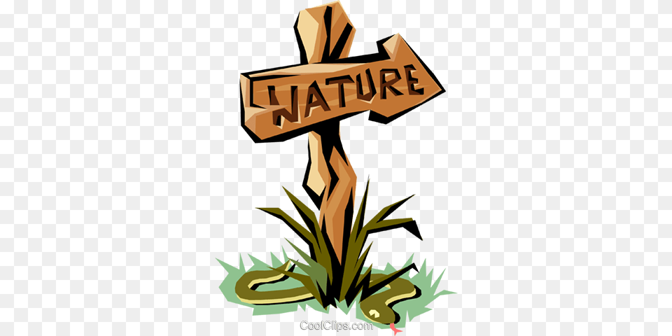 Nature Sign Royalty Vector Clip Art Illustration, Cross, Symbol, Outdoors Free Png Download