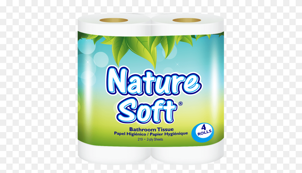 Nature Soft 4pk 219shts Toilet Paper, Towel, Paper Towel, Tissue, Toilet Paper Free Png
