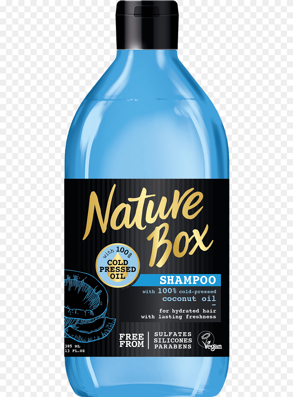 Naturebox Com Hair Coconut Oil Shp Coconut Oil Nature Box Shampoo, Bottle Png