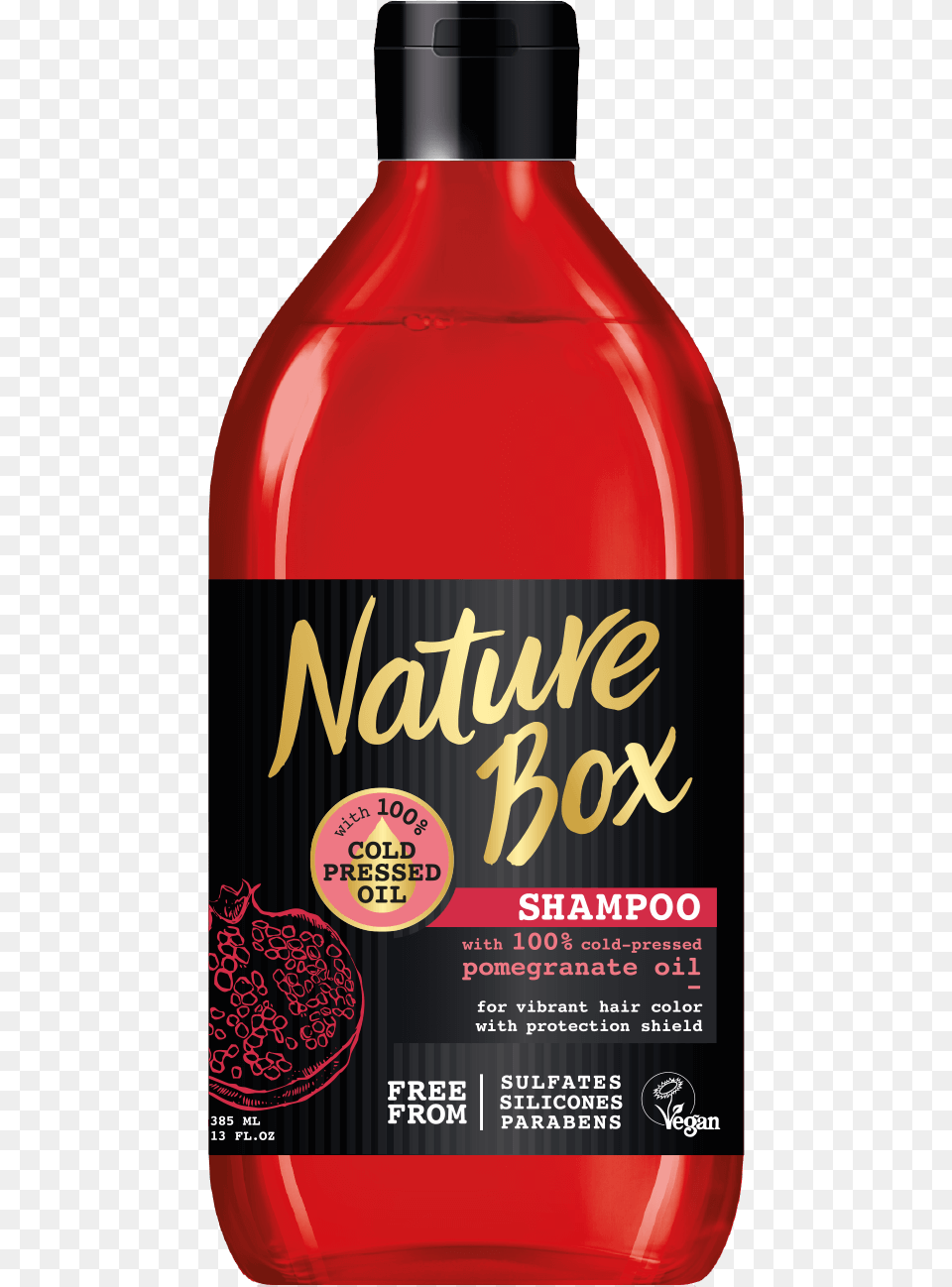 Naturebox Com Pomegranate Shampoo Nature Box Sampon, Food, Ketchup, Bottle Png Image