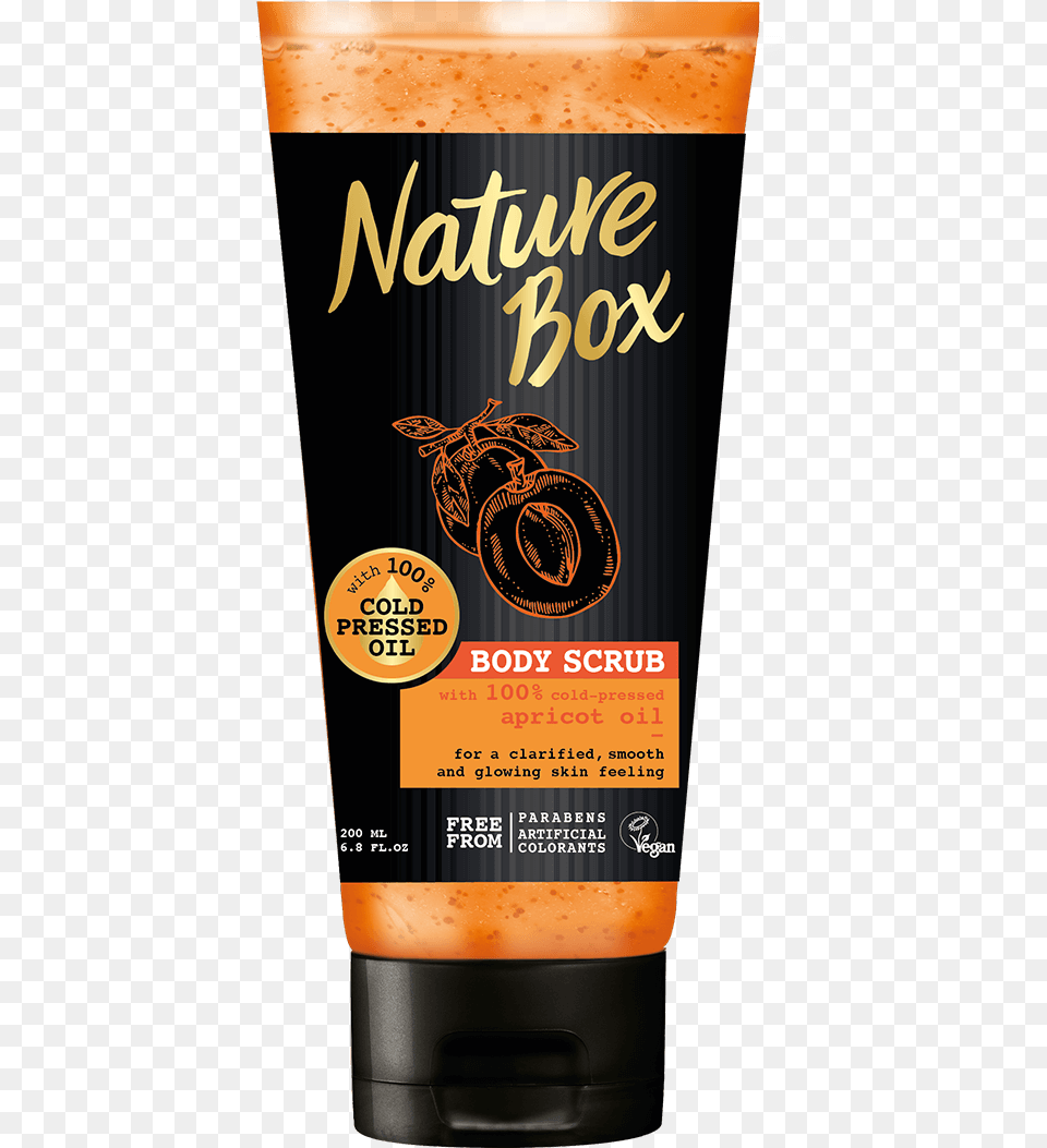 Naturebox Com Skin Apricot Oil Body Scrub Nature Box, Bottle, Cosmetics, Sunscreen, Can Free Png