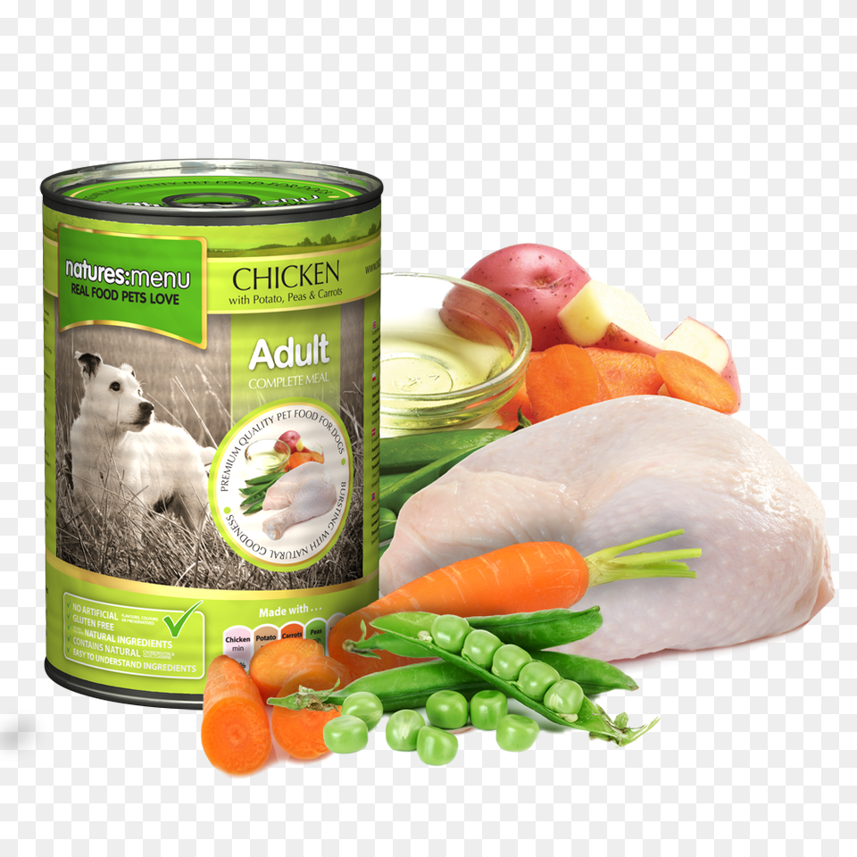 Natures Menu Dog Food Can Chicken, Aluminium, Mammal, Bear, Animal Free Png Download