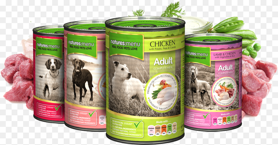 Natures Menu Dog Food Can Multipack Natures Menu Dog, Aluminium, Canned Goods, Tin, Canine Free Png