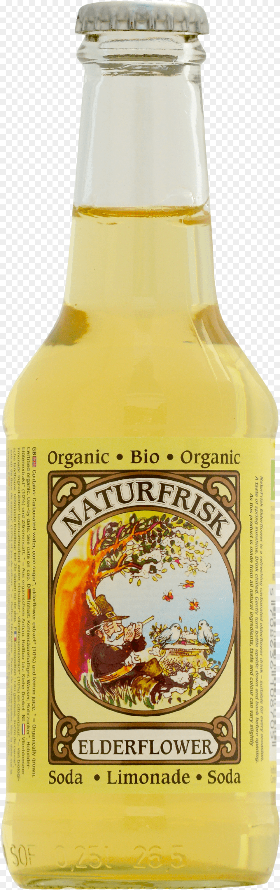 Naturfrisk Elderflower Soda Drink Soft Drink Png Image