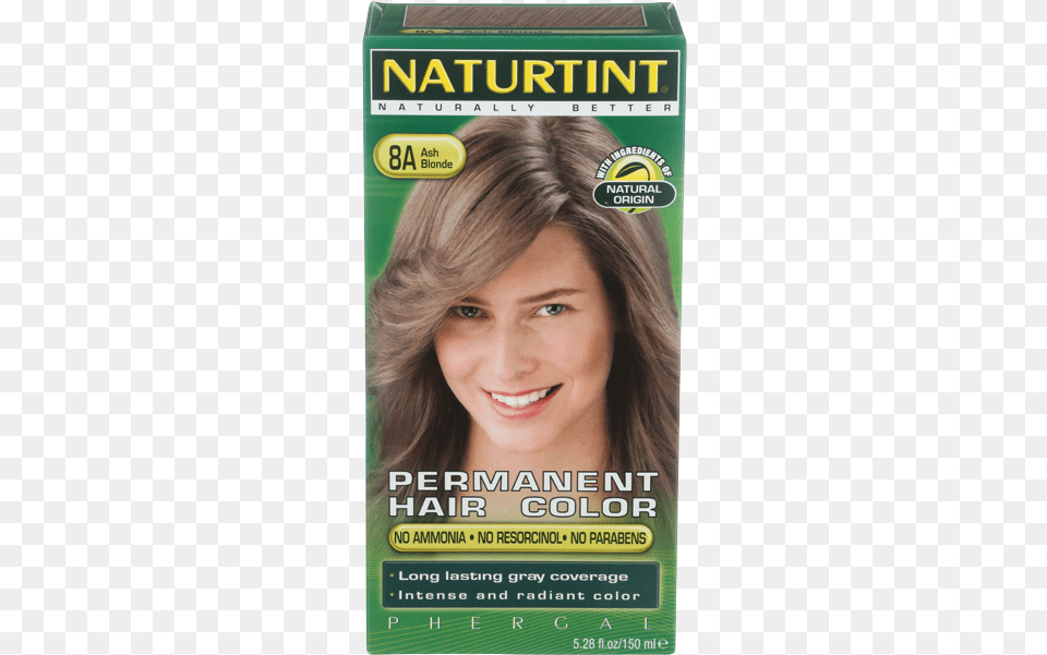 Naturtint 8a Ash Blonde Permanent Hair Color 1 Kit Naturtint Permanent Hair Colorant 4g Golden Chestnut, Adult, Female, Person, Woman Png Image