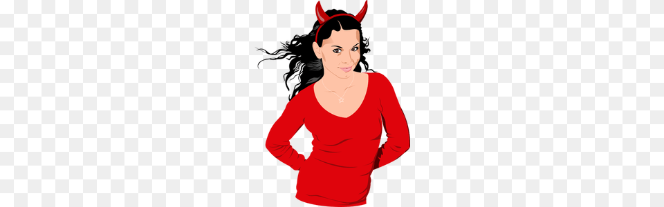 Naughty Clipart, Woman, Sleeve, Person, Long Sleeve Free Png