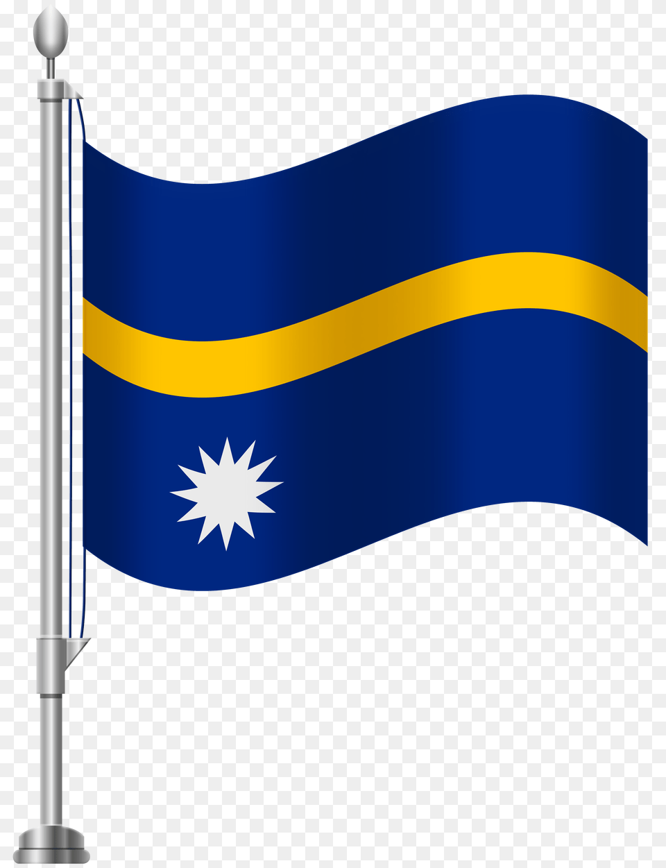 Nauru Flag Clip Art Free Png