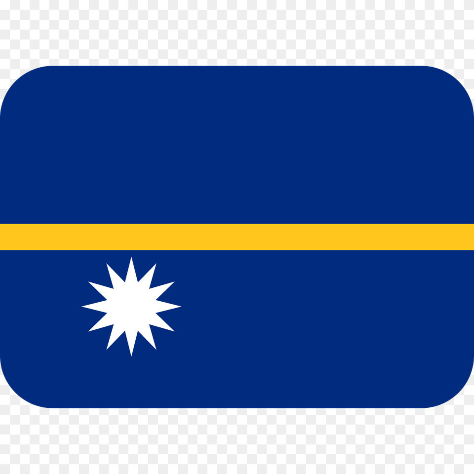 Nauru Flag Emoji Clipart, Outdoors, Nature Free Png