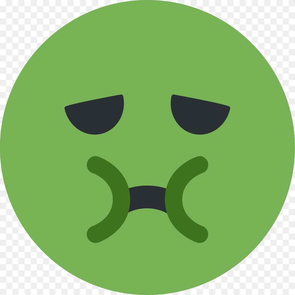 Nauseated Face Emoji Clipart, Alien, Green, Astronomy, Moon Free Png