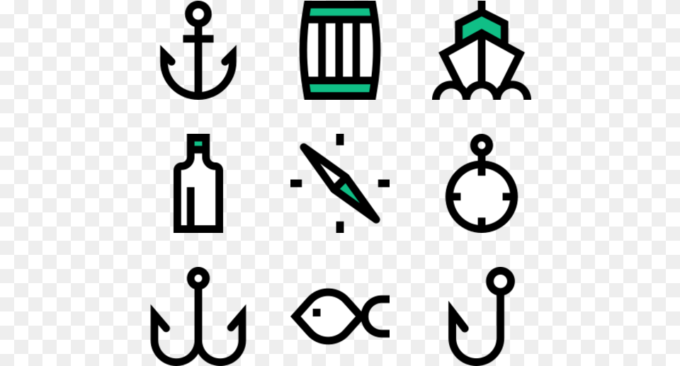 Nautical, Cutlery, Fork Png