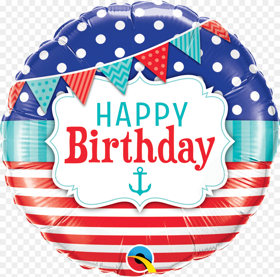 Nautical Clipart Nautical Birthday Happy Birthday Nautical Theme, Balloon, Birthday Cake, Cake, Cream Free Png