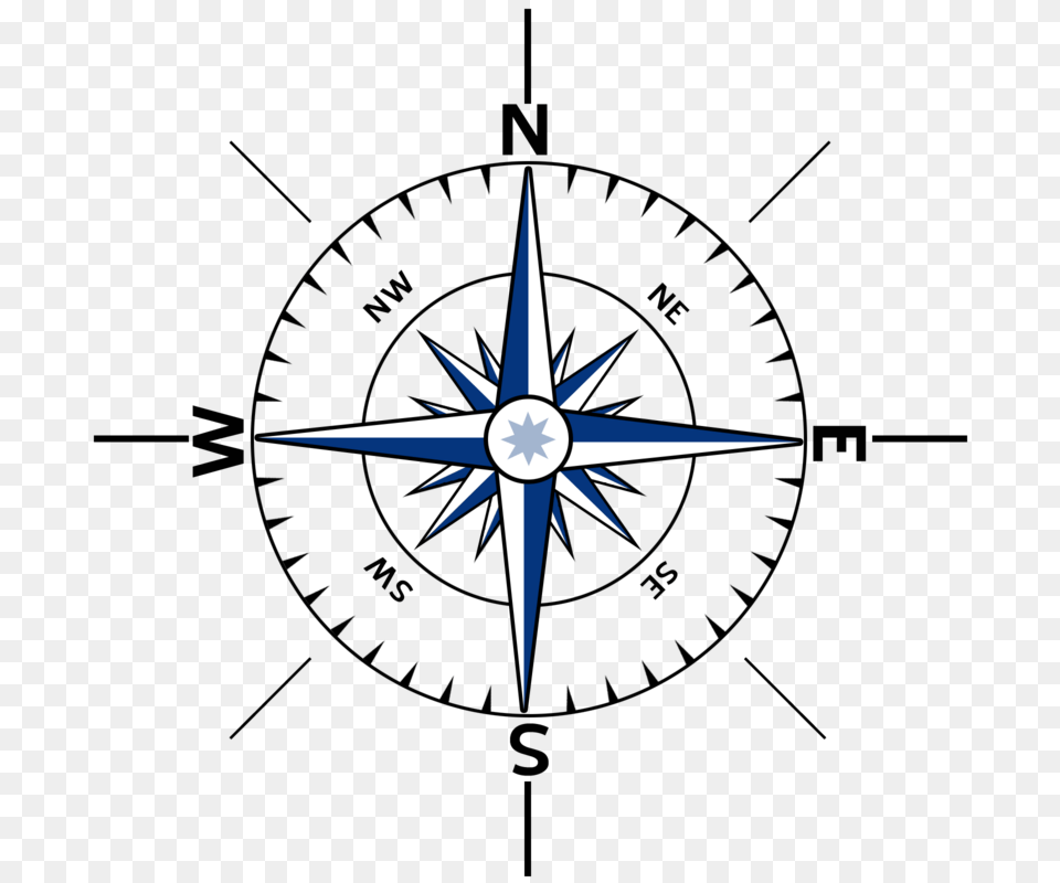 Nautical Compass Logo Nautical Compass Outline Beachy, Cross, Symbol Free Png Download