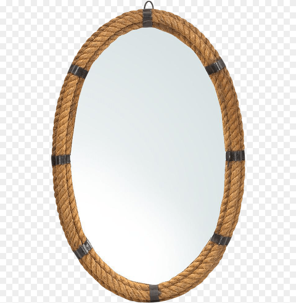 Nautical Rope Oval Nautical Rope Mirror Png Image
